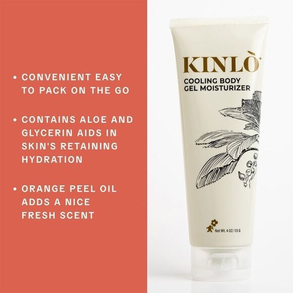 NEW Kinlo Cooling Body Gel Moisturizer 4 oz & Hydrating Golden Mist 1 oz‎ Bundle - Picture 2 of 11